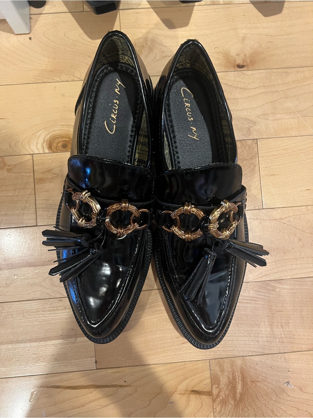 Circus by Sam Edelman Nichola Black Tassel loafer size 10 - Picture 2 of 4